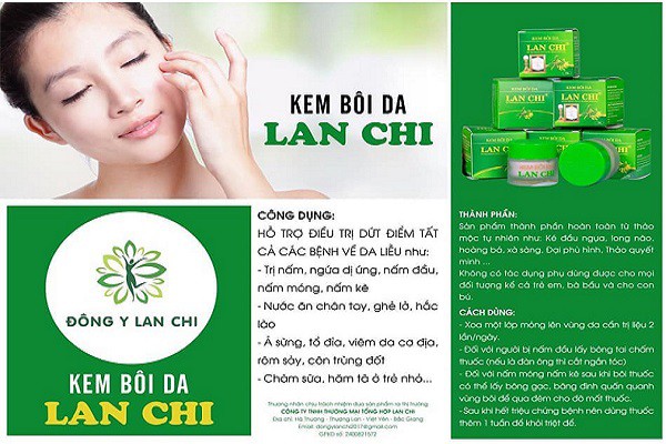 Kem bôi da Lan Chi: Công dụng, cách sử dụng và giá bán 