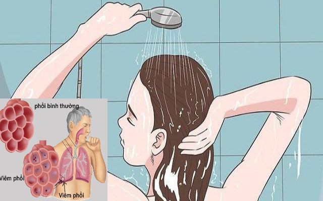 Viêm phổi có được tắm không, có nên nằm điều hòa máy lạnh không? 