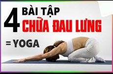 4 Bài tập yoga chữa đau lưng của Nguyễn Hiếu cùng thể dục giảm đau 